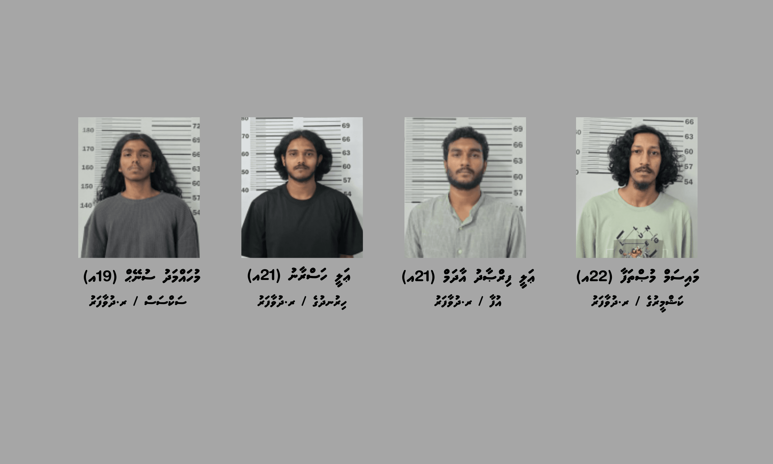 ދުވާފަރުގައި މަސްތުވާތަކެތި ވިއްކާ 4 މީހަކު ހައްޔަރުކޮށްފި